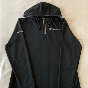Orangetheory Zip Up Black Hoodie